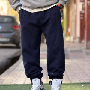 شلوار جاگر سرمه ای